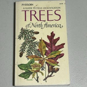 Field Guide Pocket Book Trees of North  America, Brockman Golden Paperback 1968