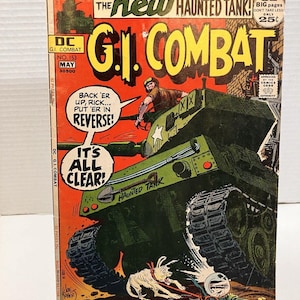 May 1972 G.I. Combat #153 DC Comics Bronze Age DC War Comic Strip Book