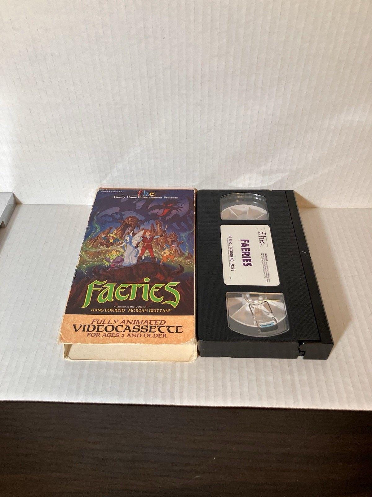 Faeries 1981 Animated Movie FHE VHS 1985 Hans Conreid Morgan
