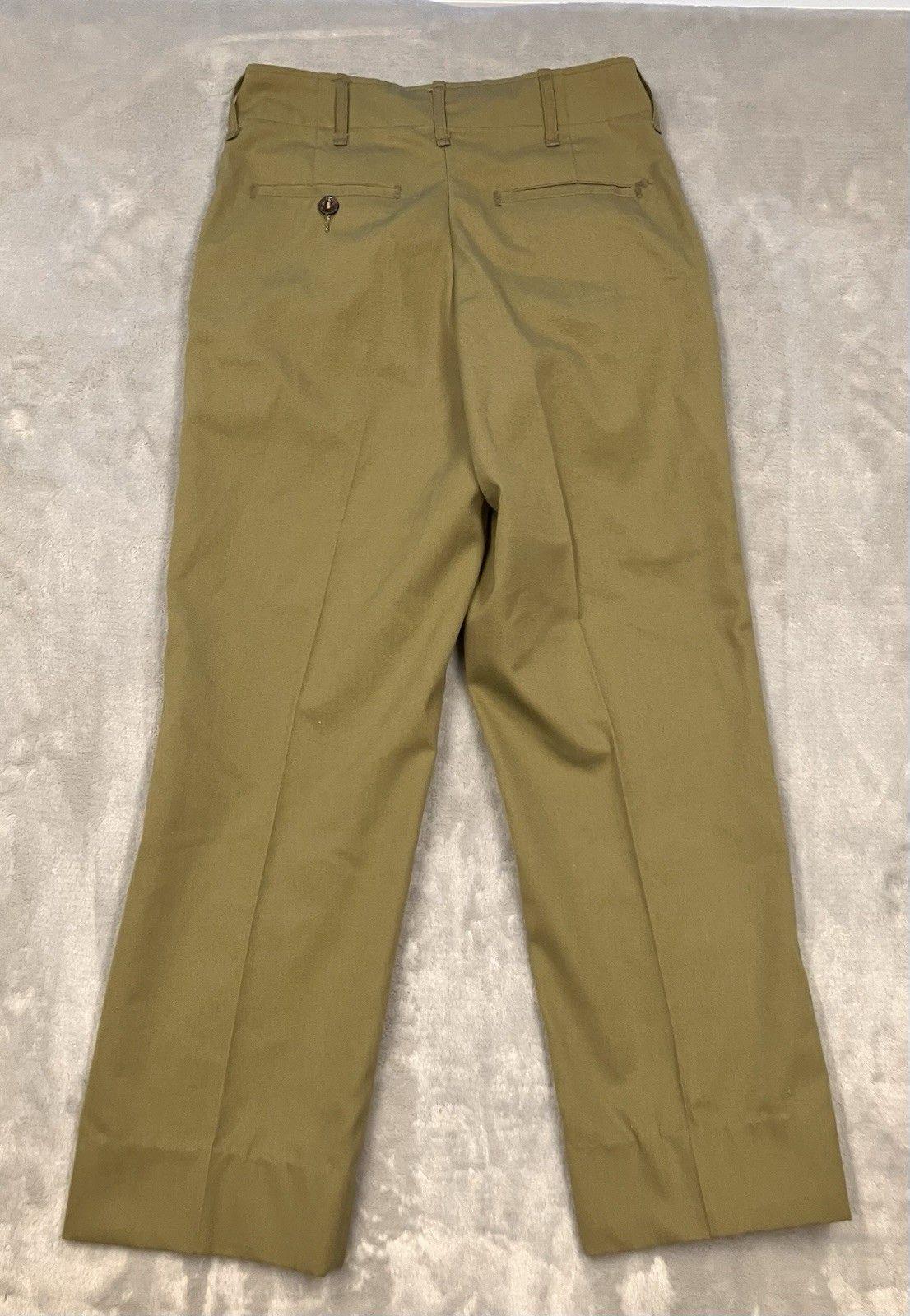 60’s Vintage BSA Pants Vintage 60s BSA Boy Scouts Uniform Pants Trousers Khaki Green