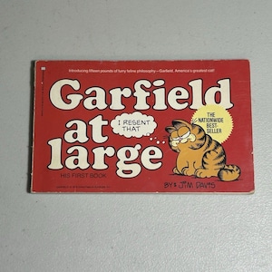 Garfield at Large His First Book by Jim Davis 1980 First 1st Edition