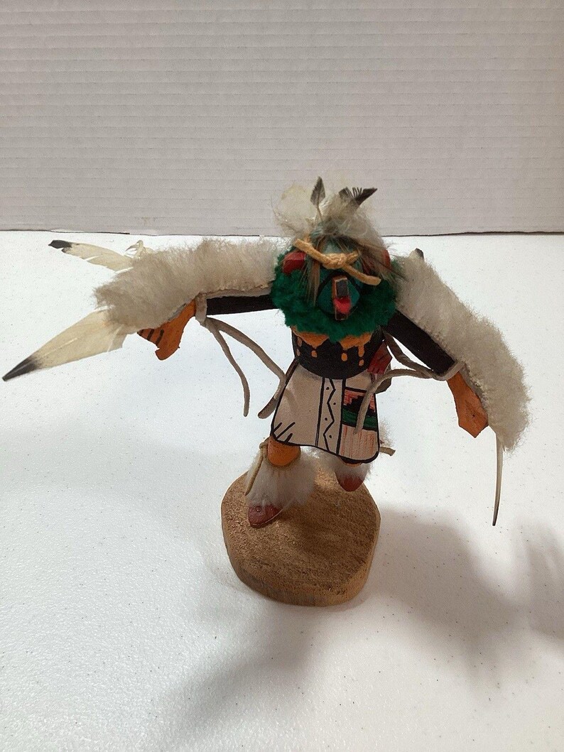 Vintage Hopi Eagle Dancer Kachina Doll Native American Art Signed R T ...