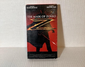 The MASK of ZORRO 1998 VHS Tape ~ New, Sealed! - Etsy