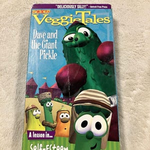 VeggieTales Dave And The Giant Pickle A Lesson In Self Esteem VHS 1998