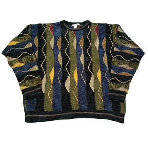 90s Vintage Cotton Traders Sweater Mens XL Coogi Style