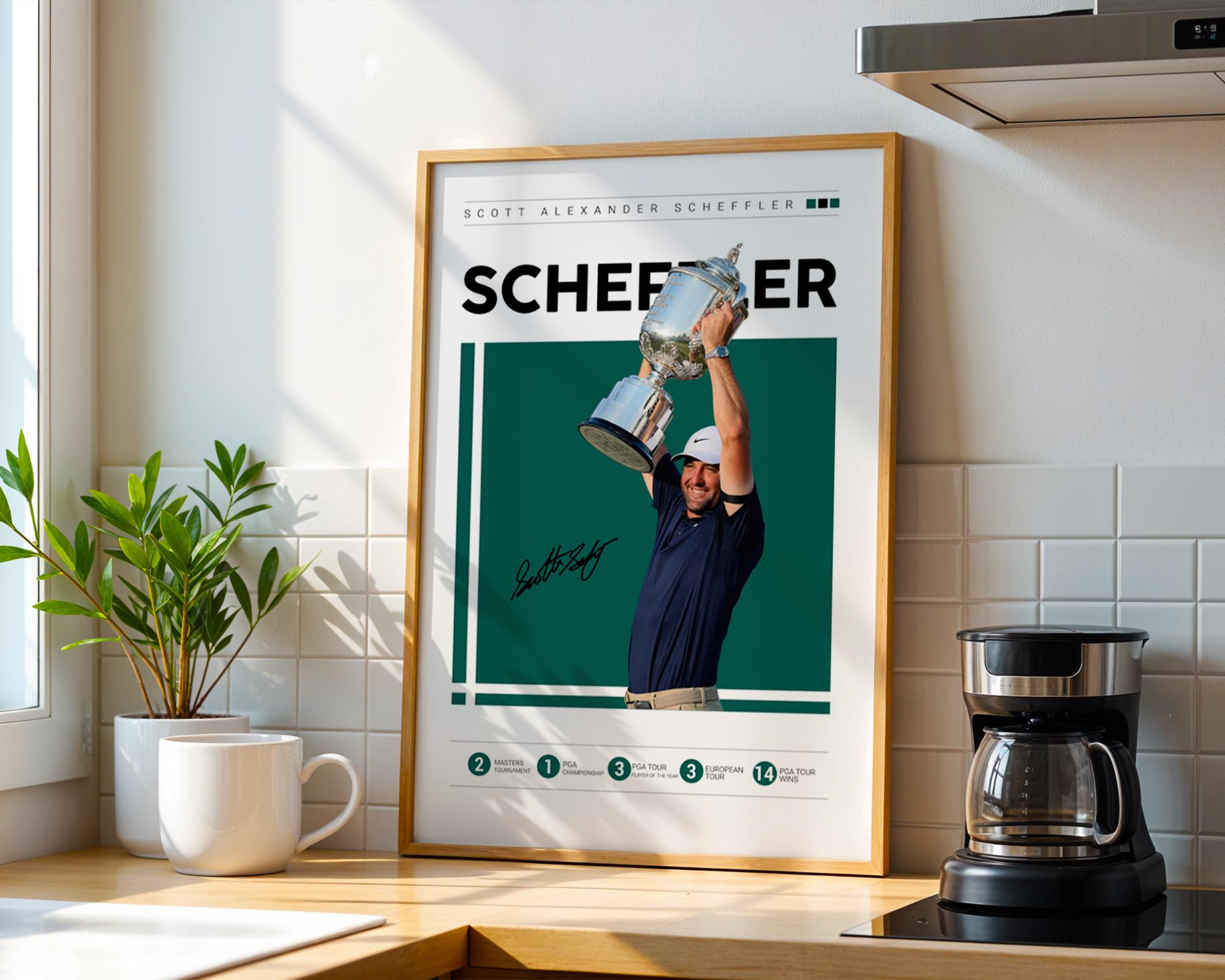Scottie Scheffler Golf Poster: PGA TOUR Print (Digital Download)