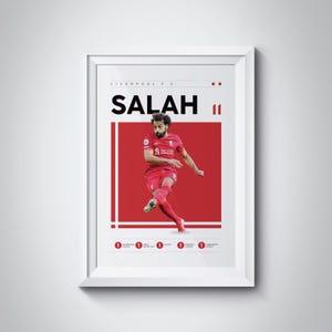 Mohamed Salah Liverpool Poster: Soccer Wall Art (Digital Download)
