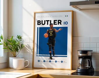 Jimmy Butler Golden State Warriors NBA Poster (Digital Download)