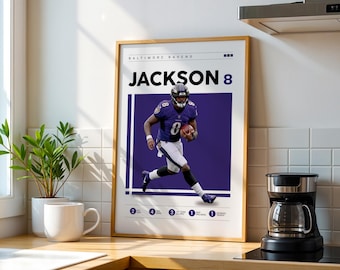 Lamar Jackson Poster: Baltimore Ravens NFL Print (Digital Download)