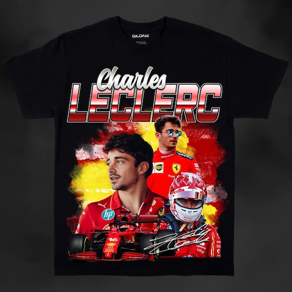 Charles Leclerc PNG High Quality T Shirt Design Digital