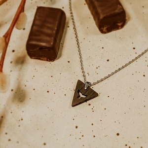 Bog Oak Whale Tail Pendant: Sustainable Irish Wood Necklace