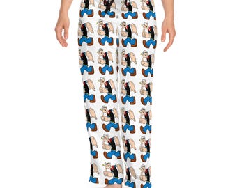 Popeye Women's Pajama Pants, Cartoon Loungewear
