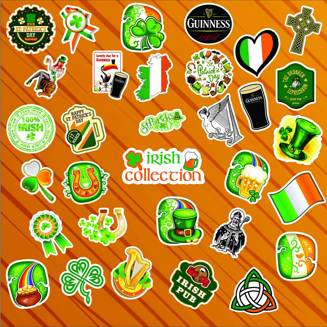 Stickers - Irish Collection - Etsy
