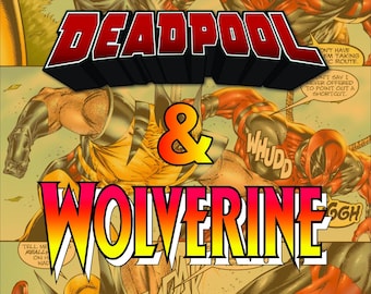Paquete de pegatinas de Deadpool y Wolverine