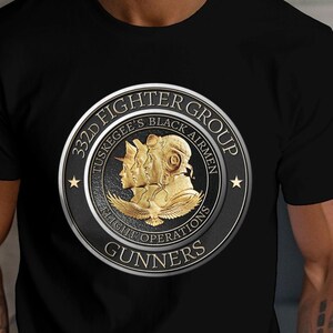 Tuskegee Black Airmen Tee: 332nd Fighter Group Legacy (WWII Black Veterans)