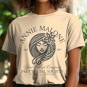 Black Hair Movement Shirt: Annie Malone Tribute (Unisex Tee) Cream