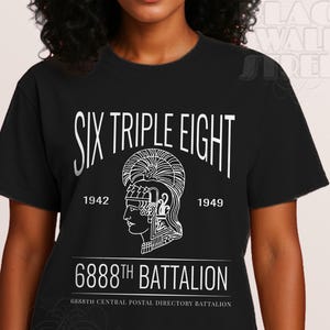 Six Triple Eight Black Women  WWII Unsung Heroes Art  6888th Battalion Tribute | Military History | Trailblazing Empowerment | Charity Adams