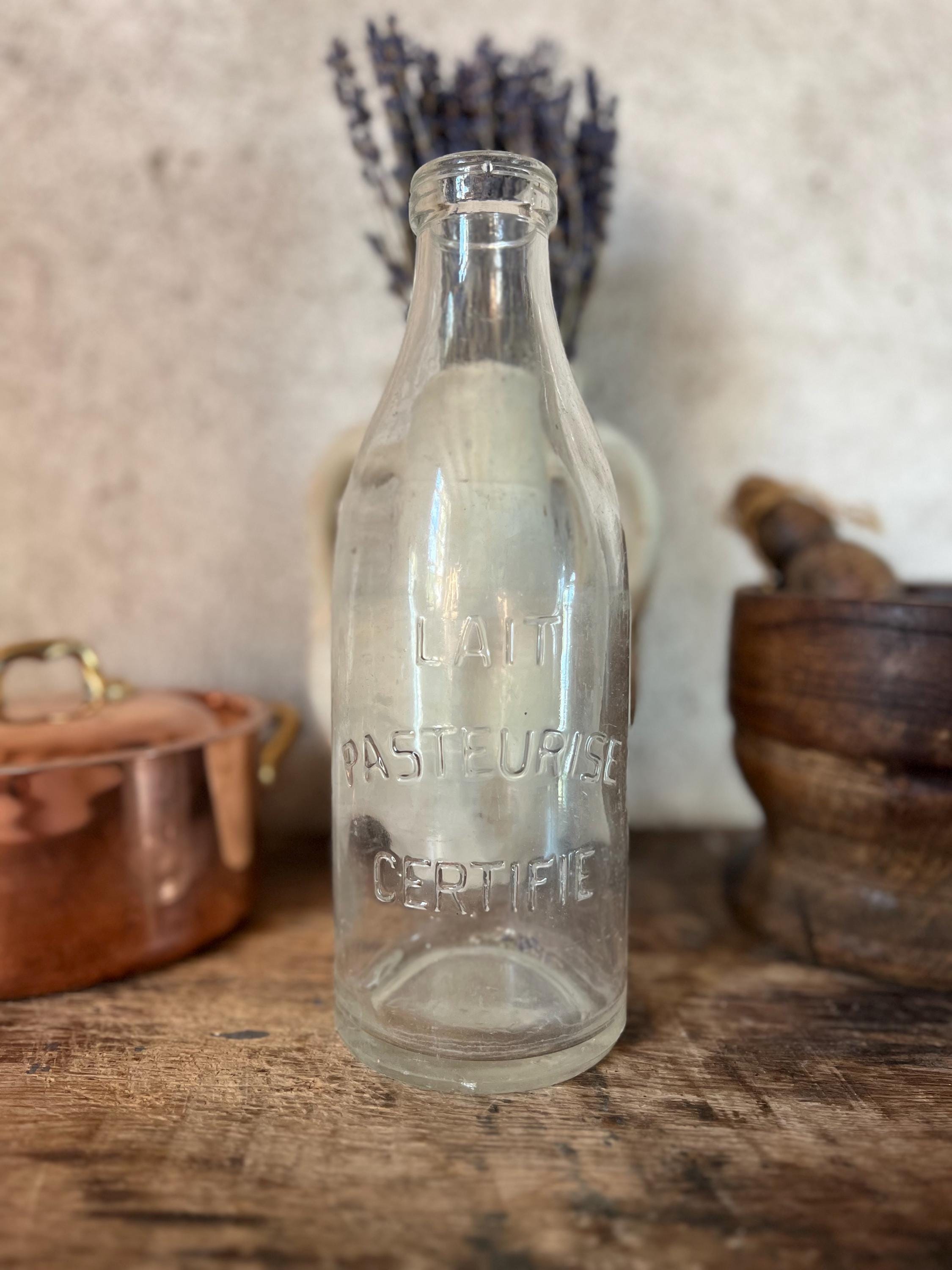 Antique French France Milk Bottle - Etsy
