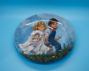 Vintage Mother Goose Plates - John Mcclelland Reco - Set of 3 - Etsy