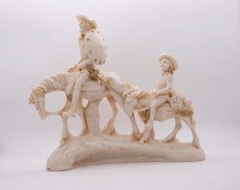 アンティーク ドン・キホーテ サンチョ・パンサ 木彫り彫刻 - Etsy 日本