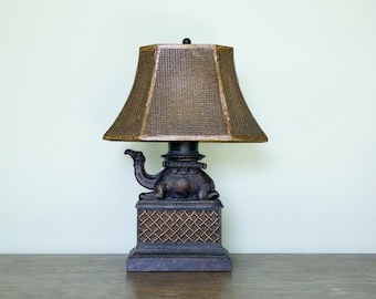 Stylecraft Lamps PT1647 Kneeling Camel Table Lamp African Inspired Middle East