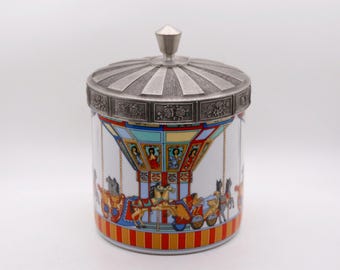 Seltmann-Weiden - Bavaria porcelain jar with Pewter  lid - 1998 limited edition Made in Germany