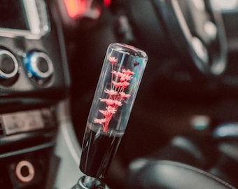 Cherry Blossom Acrylic Shift Knob | JDM Sakura Flower Gear Knob