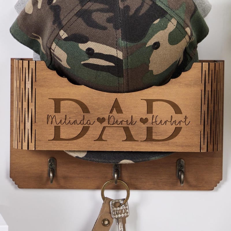 Wood Hat Rack - Etsy