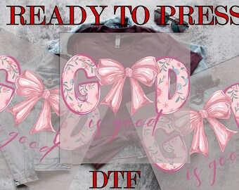 God is Good DTF Transfer, God Christian DTF, Good Christian, Faith, Christian, Religion, Direct to Film, Ready To Press, DTF Prints