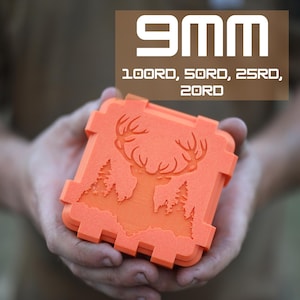 Ammo box 3d print Ammo crate ammo storage case groomsman gift for him gift for hunter hunting gear hunting accessories tactical accessories
