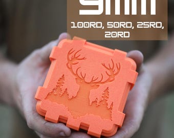Ammo box 3d print Ammo crate ammo storage case groomsman gift for him gift for hunter hunting gear hunting accessories tactical accessories