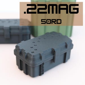 Ammo box Ammo container 3d print Ammo crate ammo case Gift for him gift for hunter hunting accessories gift for dad gift for groomsmen