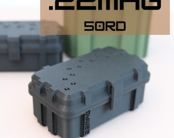 Ammo box Ammo container 3d print Ammo crate ammo case Gift for him gift for hunter hunting accessories gift for dad gift for groomsmen