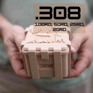 Ammo box Ammo crate ammo storage case groomsman gift for him gift for hunter hunting gear hunting accessories tactical accessories