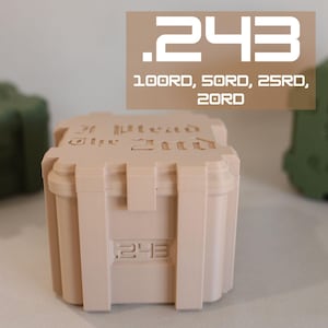 Ammo box Ammo crate ammo storage case groomsman gift for him gift for hunter hunting gear hunting accessories tactical accessories