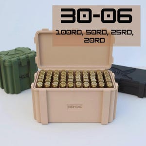Ammo box 3d print Ammo crate ammo storage case groomsman gift for him gift for hunter hunting gear hunting accessories tactical