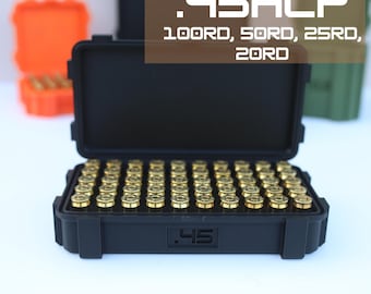 Ammo box Ammo crate ammo storage case Gift for him Groomsman gift for hunter hunting gear hunting accessories 3d print ammo holder tactical