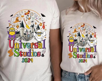 Vintage Disney Universal Studios 2024 Shirt, Universal Studios Shirt, Disney Trip Shirt, Disneyworld Shirt, Disney Family Shirt, family Tees