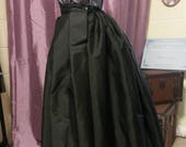 Steampunk Skirt, Custom JOSEPHINE UNDERSKIRT, Victorian Skirt, Victorian Costume, Bustle Skirt, Goth Skirt