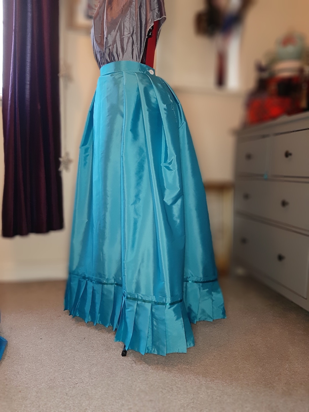 Victorian Skirt KITTY UNDERSKIRT Victorian Bustle Dress Etsy UK