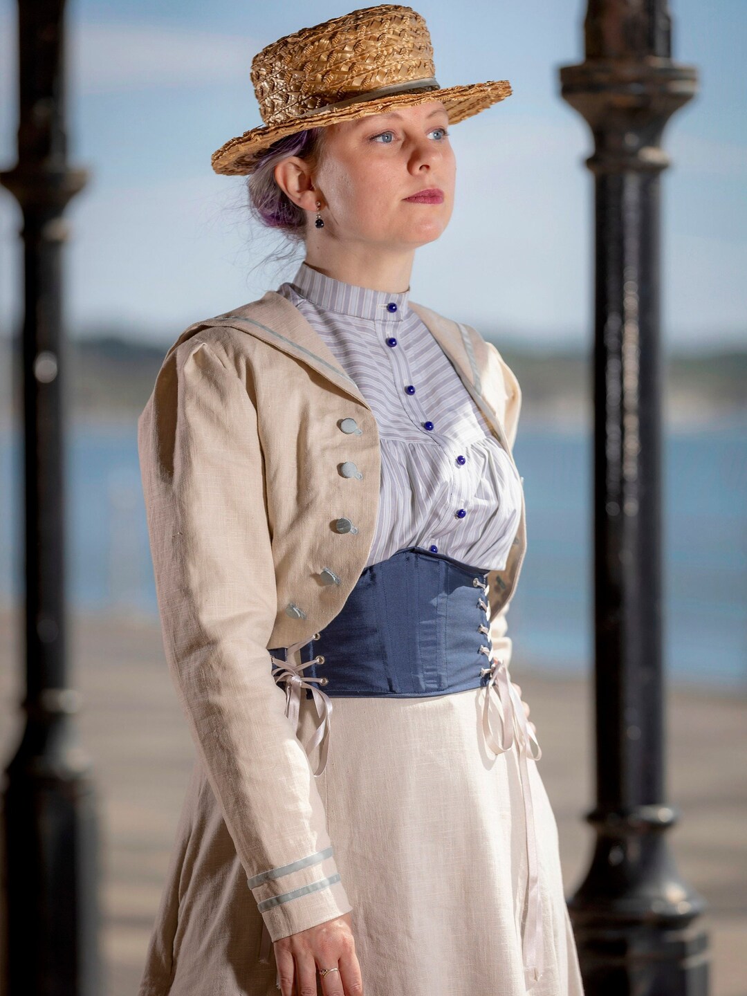 Edwardian Bolero SYLVIA SEASIDE JACKET Sailor Collar Jacket - Etsy