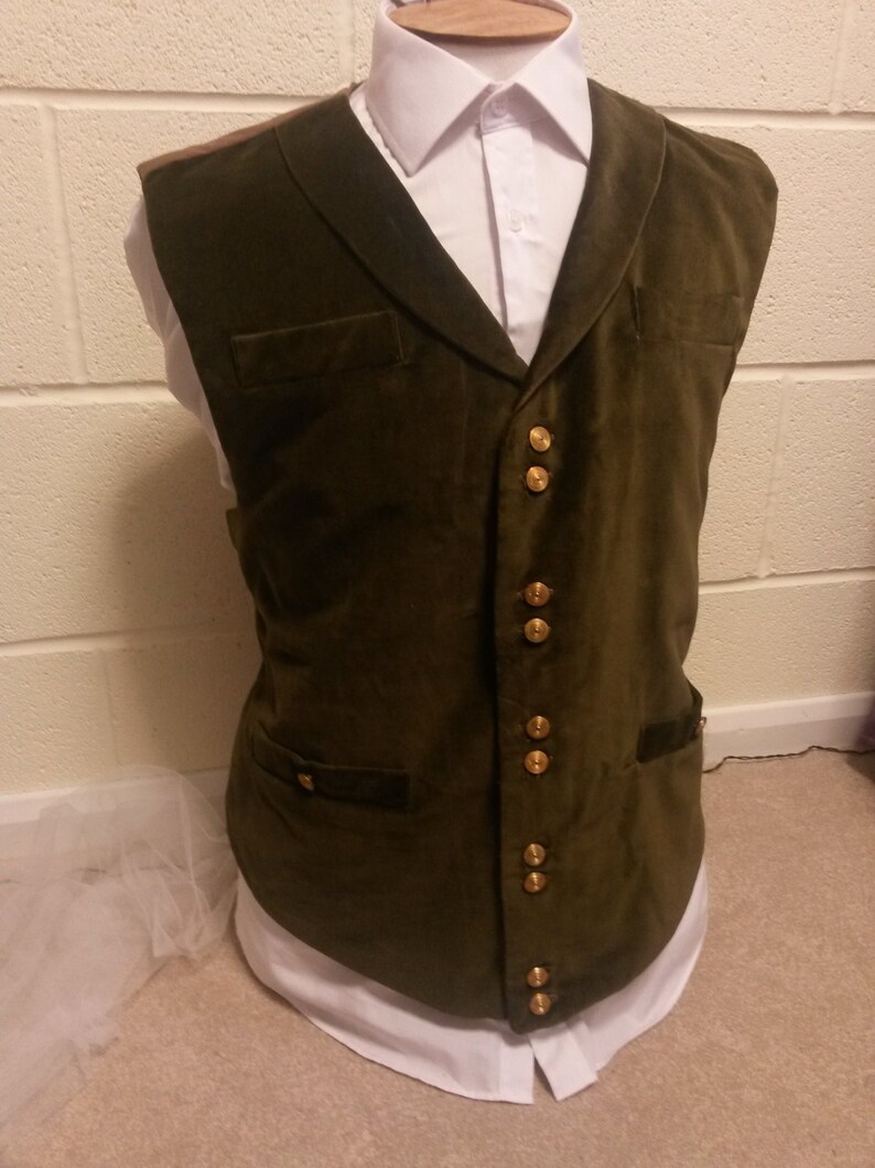 Mens Velvet Vest Formal Velvet Waistcoat Etsy