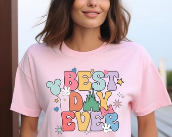 Disney Best Day Ever Shirt, Disneyworld Family Shirt, Disney Vacation Shirt, Disneyland Shirt, Retro Disney Shirt, Magic Kingdom Shirt