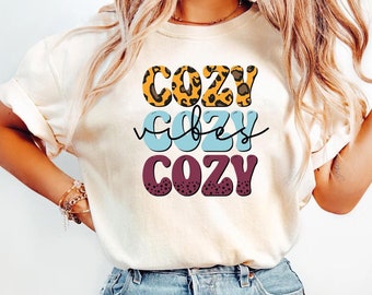 Chemise ambiance d'automne confortable, Sweat-shirt automne rétro, Sweat-shirt automne pour femme, Sweat-shirt confortable, Pulls d'automne, T-shirt graphique d'automne, Météo des pulls