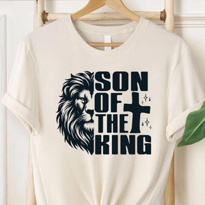 Son of the King Daughter of God T-Shirt, Christian Streetwear, Jesus is King Shirt, Jesus Shirt for Women, Christian Shirts,Bible Verse Gift