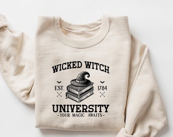 Vintage Wicked Witch University Sweatshirt, Halloween University Shirt, Wicked Witch of the East Shirt, Halloween Witch Shirt, Horror Shirt