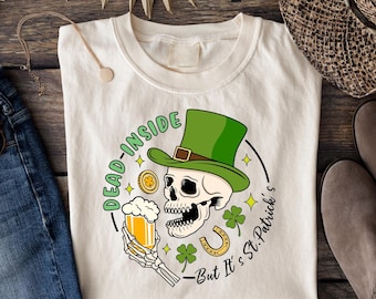 Skeleton Pub Crawl Shirt, St Patricks Day Shirt,Beer Shirt,Drinking Shirts for Women,Funny St Patty's Day TShirt,Skeleton Tee,Shamrock Shirt