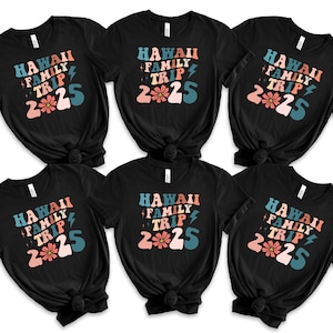 Magliette Hawaii Family Trip 2025, Magliette Hawaii Family Vacation, T-shirt Hawaii, Maglietta Hawaii Lover, Maglietta Hawaii City, Vacanze estive al mare
