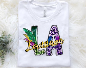 Louisiana Mardi Gras-shirt, Louisiana-sweater, LA Mardi Gras-T-shirt