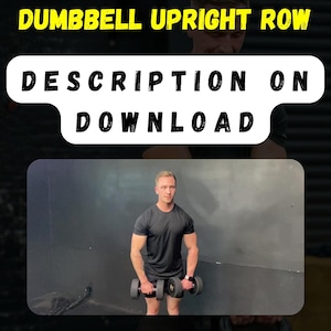 Dumbbell Upright Row (Video + Description)